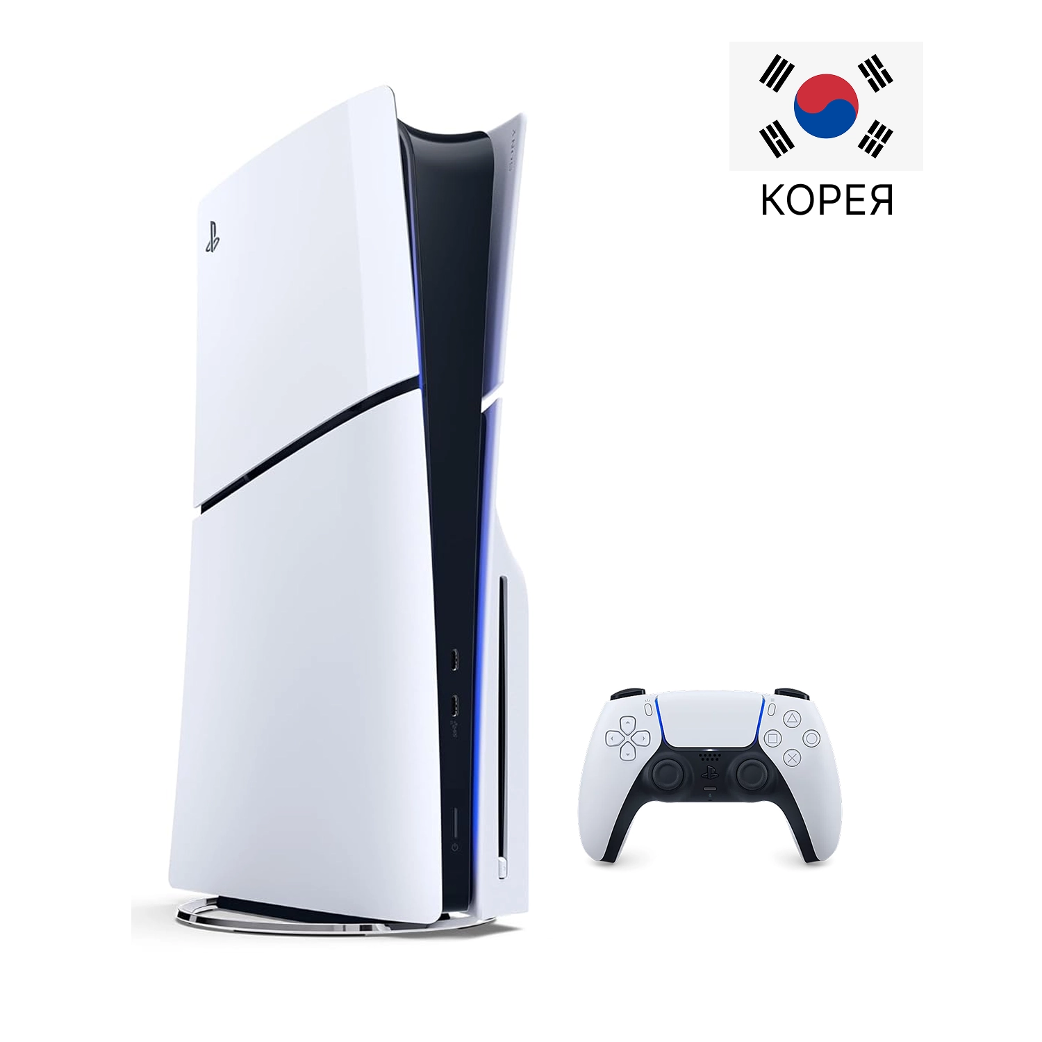 Игровая приставка Sony PlayStation 5 Slim 1TB SSD (c дисководом) (PS5 Slim, CFI-2018A/2118A, KR)