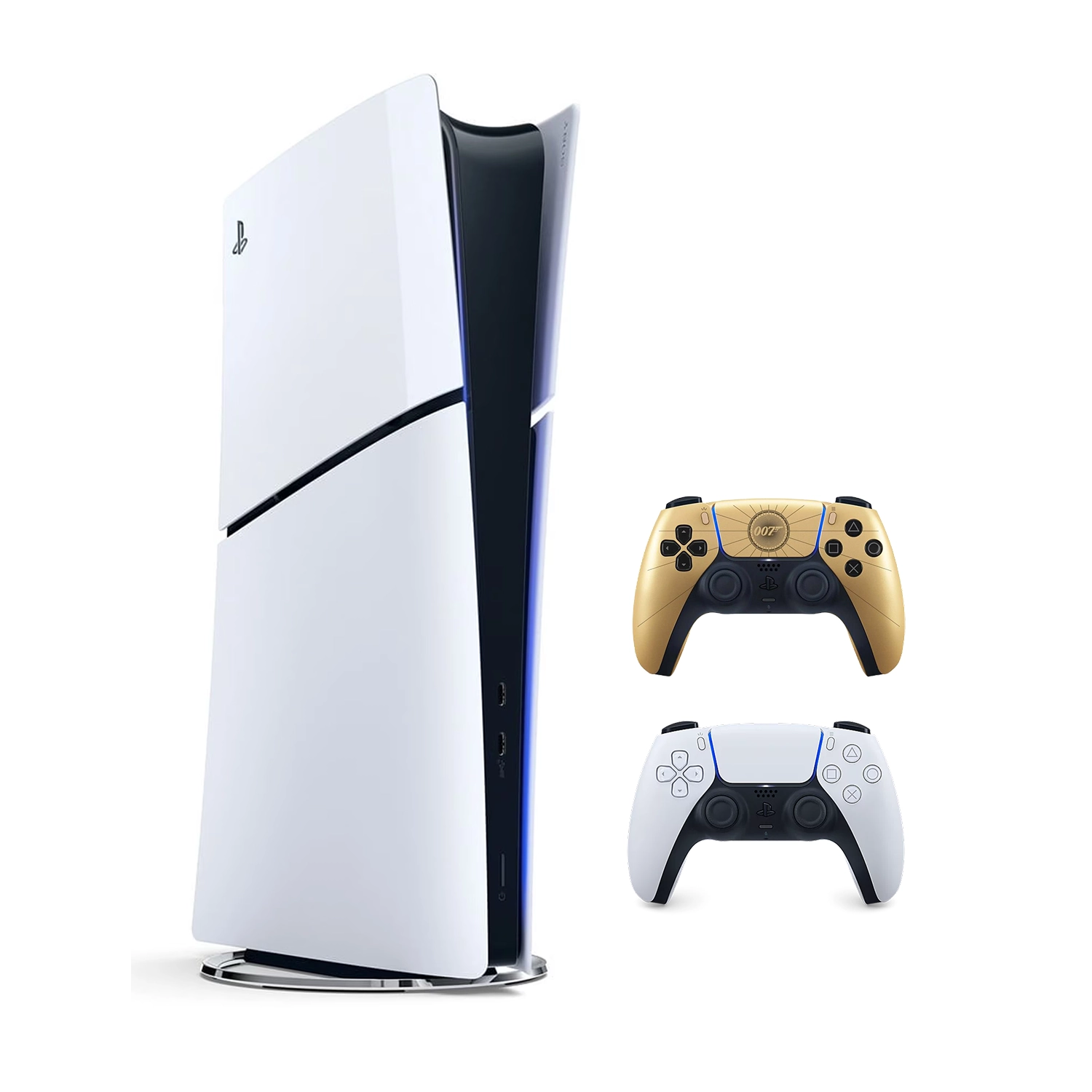 Игровая приставка Sony PlayStation 5 Slim Digital Edition (PS5 Slim) + 2 геймпад 007 First Light